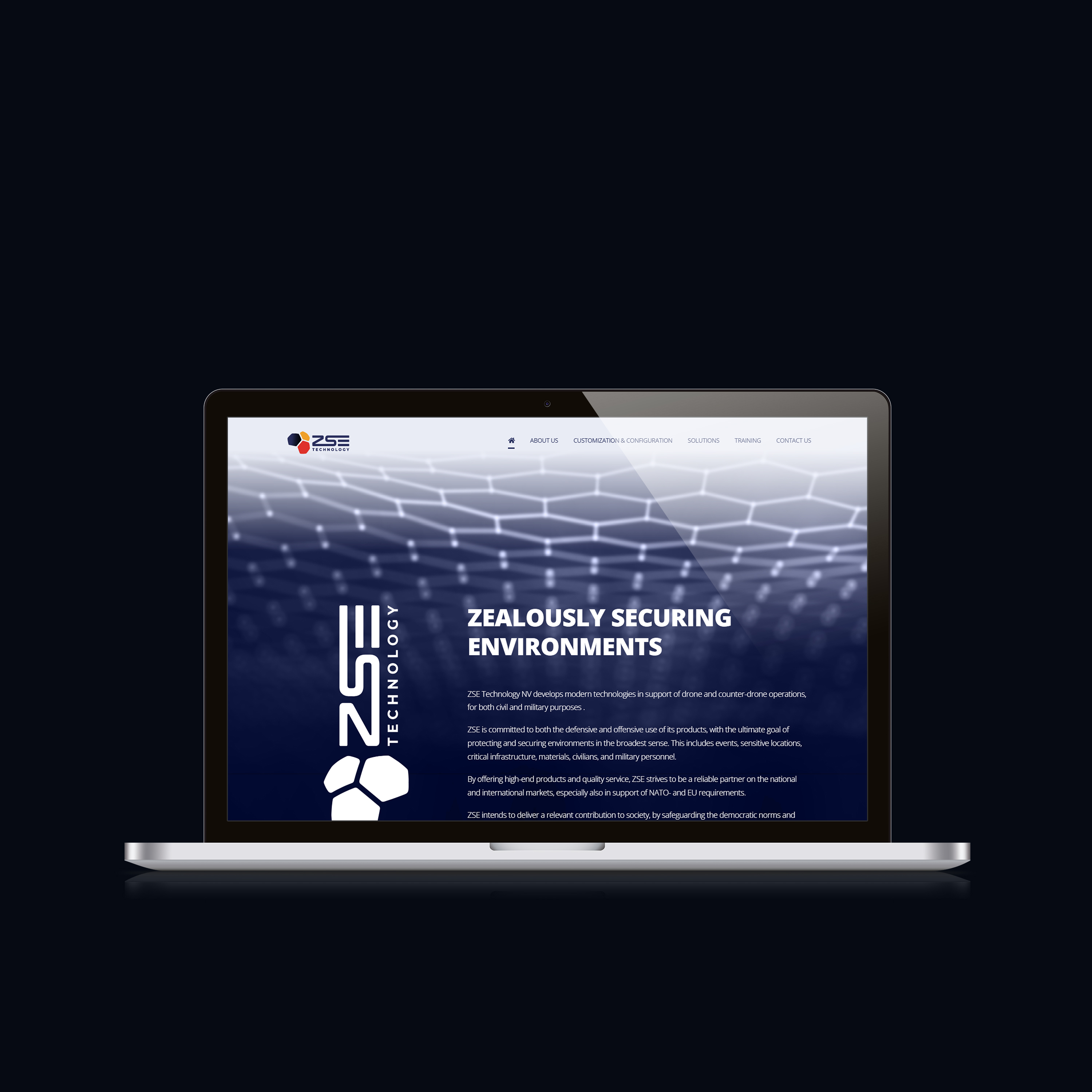 ZSE Technology Mockup